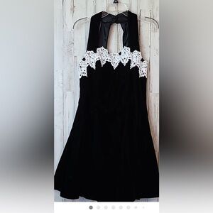 Jessica McClintock Black Velvet Dress